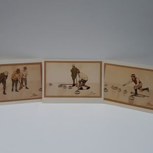 Swiss Curling Postcards